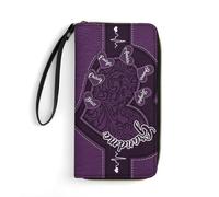 VWCSDSCS Cartera personalizada con texto en inglés "Grandma's Little Sweethearts", regalo para madre abuela de parte de hija, hijo, nietos, imagen de dibujos animados, A12