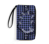 VWCSDSCS Cartera personalizada con texto en inglés "Grandma's Little Sweethearts", regalo para madre abuela de parte de hija, hijo, nietos, imagen de dibujos animados, A23