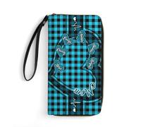 VWCSDSCS Cartera personalizada con texto en inglés "Grandma's Little Sweethearts", regalo para madre abuela de parte de hija, hijo, nietos, imagen de dibujos animados, A27