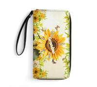 VWCSDSCS Cartera personalizada con texto en inglés "Grandma's Little Sweethearts", regalo para madre abuela de parte de hija, hijo, nietos, imagen de dibujos animados, a10