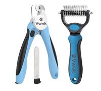 Vwvk Cortaúñas y recortadores de uñas para perros y gatos, luz LED que ilumina las uñas/línea de sangre, sensor rápido y protector de seguridad para evitar cortes excesivos, hoja extra afilada para