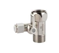 VWWJCCRO 1/2'' Female Male To 3/8" Tube Water RO Feed Ball Valve Water Filter Reverse Osmosis System Barb Fittings