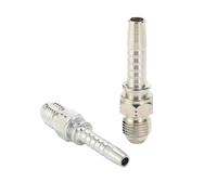VWWJCCRO 100pcs 16711-04-04 Male Threaded 74° Cone Use with Female JIC 7/16''x20 X 1/4'' Hose ISO9001 Passed Hydraulic Hose Fittings Barb Fittings