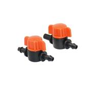 VWWJCCRO 10pcs 4/7 Hose Valve 4mm Garden Tap Water Pipe 6mm To 1/4 Water Valve Drip Irrigation Fittings(4mm) Barb Fittings