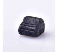 VWWJCCRO 1pc Black Tourmaline Stone Rough Crystals Home Decoration Rock (Size : 2pcs)