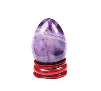 VWWJCCRO 1pcs Crystal Egg Jewelry Quartz Magic Sphere Home Decor Ore Gift (Color : Dream Amethyst)