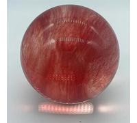 VWWJCCRO Casting Crystal Ball Red and Yellow Wealth Living Room Office Decoration Ornaments (Color : Rosa, Size 300g)