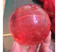 VWWJCCRO Clear Red Melting Stone Crystal Ball Sphere Ornaments