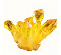 VWWJCCRO Crystal Rough, Citrine Cluster Geode Raw Crystals and Stones Rock Collection Display Decor for Home, 50-600G,200g