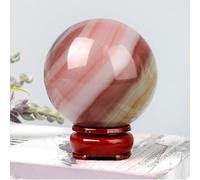 VWWJCCRO Crystal Rough Stone Polished Colorful Jade Ball Ornaments Decoration Crafts,1000g