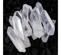 VWWJCCRO Decorative Ornaments Crystal Clear White Quartz Cluster Dot Column Wand (Size : 30-50g)