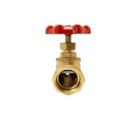 VWWJCCRO DN15/20/25/32/40/50/65/80/100 309 Valve Brass Thickening Thread High Temperature Pressure Tap Water Pipe Cut-Off Switch Valve(1Inch-DN25) Barb Fittings