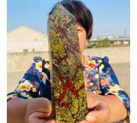 VWWJCCRO Dragon Blood Column Obelisk Crystal Wand Point (Size : 800-850g)