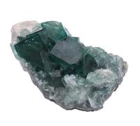 VWWJCCRO Irregular Green Fluorite Cluster Raw Rough Quartz Crystal for Collection Home Office Decor,140~200g