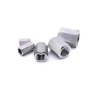 VWWJCCRO M4-20 1/8" 1/4" 3/8" 1/2" 3/4" 1" NPT Female Hex Coupling Reducer Connector Pipe Fitting 304 Stainless Steel High Pressure(Female-Female_M20X1.5MM-M14X1.5MM) Barb Fittings