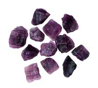 VWWJCCRO Purple Fluorite Crystal Rough Stone Crystals Aromatherapy for, Decor,100g,3~5cm