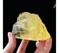 VWWJCCRO Raw Citrine Crystals Rough Stones Crystal for Tumbling, Cabbing, Home Decoration, Polishing, Wicca &,200~300g