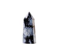 VWWJCCRO Stone Snowflake Obsidian Crystal Column Gemstone Snow Hexagonal Prism Home Decoration Ornaments