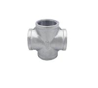 VWWJCCRO Válvula de drenaje de cuatro vías, válvula de rosca interna, conector de agua DN8 10 15 20 25 304 acero inoxidable (DN10)