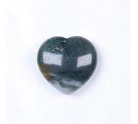 VWWJCCRO Various Materials Gemstones Rose Quartz Crystals Love Heart Shaped Amethyst Home Decoration (Color : Agate from India)