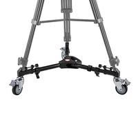 VX-600 Fotografía Heavy Duty Trípode Dolly Ruedas Soportes de pierna ajustables Compatible con Cámara DSLR Videocámara Foto Video