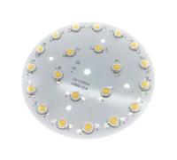 VXAXPOHZA 5pcs 21W 118mm Round Aluminum Base Plate Heat Sink PCB With High Power LED Green 520nm VXAXPOHZA