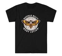 VXCEVF Buffalo Bill's Body Lotion Men's Black T-Tshirts Camisetas y Tops (X-Large)