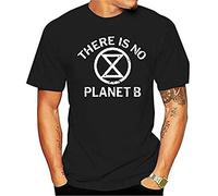 VXCEVF DINGJI Extinction Rebellion T Shirt There is No Planet B Apparel T Shirt_33(XX-Large)