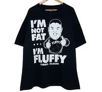 VXCEVF Gabriel Iglesias I'm Not Fat I'm Fluffy Mens Black White Yellow Black Red Mens Women T Shirt 100% Cotton (Medium)