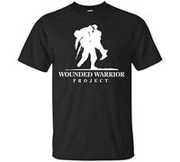 VXCEVF Hot Design Wounded Warrior Project T Tshirts Camisetas y Tops Black(XX-Large)