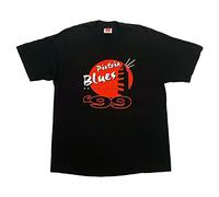 VXCEVF Pistoia Blues 99 XX Edition Tshirt Vintage 90s Italian Music Festival Black(Large)