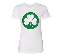 VXCEVF St Patricks Day Shamrock Women's White Yellow Black Red Mens Women T Shirt 100% Cotton Shenanigans Clover Irish Beer Drinking 75017(Large)