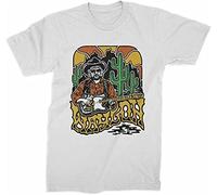 VXCEVF Waylon Jennings Wüstenkaktus Country Rockabilly Outlaw Music t Shirt Damen Kurzarm(X-Large)