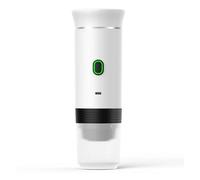 VXDEFP Máquinas de café,Cafetera portátil, Cafetera expreso portátil inalámbrica y eléctrica for coche y casa, cafetera for acampar, cafetera de viaje con cápsulas en polvo 3 en 1(Bianco)