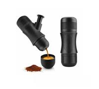 VXDEFP Máquinas de café,Cafetera portátil, Mini máquina de café expreso portátil, máquina de café italiana pequeña for viajes, máquina de café manual integrada for exteriores en el automóvil