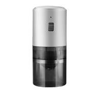 VXDEFP Máquinas de café,Cafetera portátil, Molinillo de café automático pequeño portátil, con un solo, núcleo de molienda de cerámica, máquina de espesor de polvo ajustable(Bianco)
