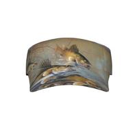 VXXNlnn Elegante gorra unisex con estampado de tiburón para adultos, con visera de protección solar, perfecta para actividades al aire libre, viajes y deportes, Fishing Lake Fishermen, Talla única