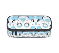 VXXNlnn Estuche con estampado de bandera de Turquía, organizador de bolígrafos multiusos, bolsa de papelería, perfecto para la escuela, la oficina y los viajes, Pingüinos lindos, Talla única, Mochila