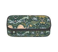 VXXNlnn Gnome Bee - Estuche con estampado floral amarillo - Organizador multiusos para bolígrafos, bolsa de papelería, perfecto para la escuela, la oficina y los viajes, Lindo dinosaurio., Talla única