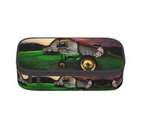 VXXNlnn Gnome Bee - Estuche con estampado floral amarillo - Organizador multiusos para bolígrafos, bolsa de papelería, perfecto para la escuela, la oficina y los viajes, Old Tractor Photo Farm, Talla