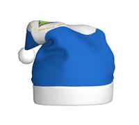 VXXNlnn Sombrero festivo de Navidad para adultos, sombrero de Papá Noel unisex con diseño de bandera de Nicaragua, perfecto para Navidad, fiestas de vacaciones