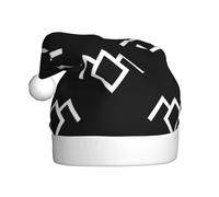 VXXNlnn Sombrero festivo de Navidad para adultos, sombrero de Papá Noel unisex con diseño de búho de doble pico, perfecto para Navidad, fiestas de vacaciones