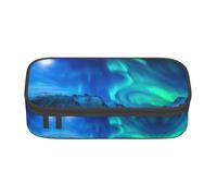 VXXNlnn Vancouver - Estuche para lápices con estampado de campo de golf, organizador de bolígrafos multiusos, bolsa de papelería, perfecto para la escuela, la oficina y los viajes, Luces del Norte