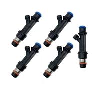 VXZXCFR Compatible con Chevrolet Colorado, GMC Canyon, Isuzu I-350 e I-370, y Hummer H3 (motores de 3.5L y 3.7L I5). Juego de 5 inyectores de combustible (12589465).