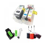 Vyawnqe Kit de Recarga de Tinta Compatible para MG3522 MG3122 MG3620 MG3520 MG4220 Impresoras Funciona con Einkshop PG240 CL241 PG-240 CL-241 240XL 241XL Cartuchos(1 Set con Tinta)