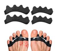 VYCE PrimalStep Separadores de dedos - Más de un 50% más gruesos y duraderos que todos los demás - Recomendado por médicos - Diseñado en los Estados Unidos - Paquete de 4 (1 par de tamaño grande, 1