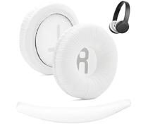 VYIBPDY 1 par de almohadillas para auriculares y 1 diadema de repuesto para JBL T450 T500 T510 T520 Tune600BT 660NC, fundas universales para auriculares
