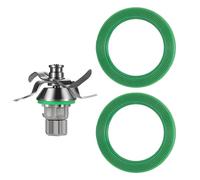 VYIBPDY 2 Piezas Junta Goma para Cuchillas Thermomix TM5 y TM6 - Anillo de Sellado para Robot Cocina Vorwerk Thermomix Ø 42/30 mm - Junta Cuchilla Thermomix TM 5 y TM 6