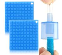 VYIBPDY 200 Piezas Filtros de Aspirador Nasal,para Jeringuilla Lavado Nasal Bebe, Esponja de Espuma Filtros de Aspirador Nasal Accesorio para Bebé Aspirador Nasal Reemplazo Limpieza