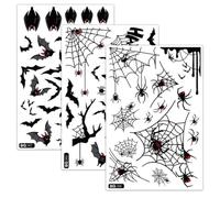 VYIBPDY 3D Murciélago Pegatinas Pared Decorativas,Murciélago Aterrador Realista,para Ventanas, Pared, Puerta de casa, Decoracion Halloween